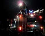 13.04. 22:27 Uhr Einsatz 6/13: Kleinbrand am Samstagabend, eine Straßenlaterne steht in Flammen